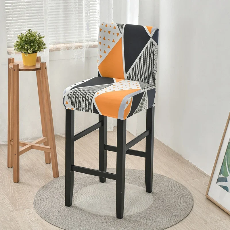 Housse pour tabouret de bar extensible en lycra - 34 Motifs