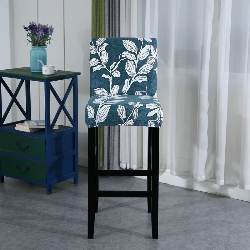Housse pour tabouret de bar extensible en lycra - 34 Motifs