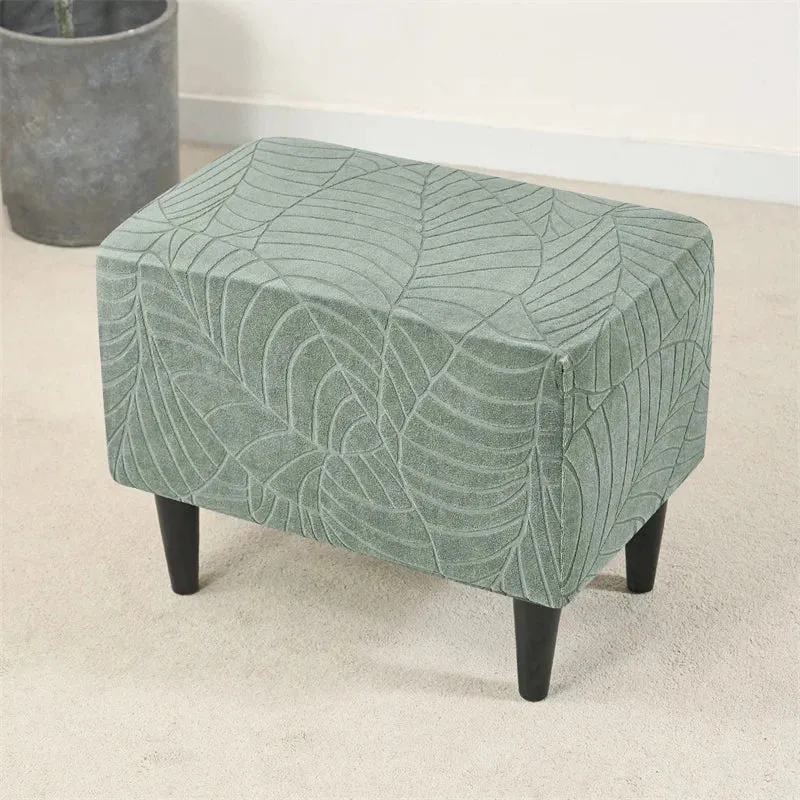 Housses pour fauteuil IKEA STRANDMON + pouf repose-pieds imperméable hibiscus - lot de 3 housses