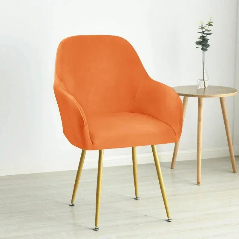 Housse pour fauteuil arnold maisons du monde grand dossier large pur velours