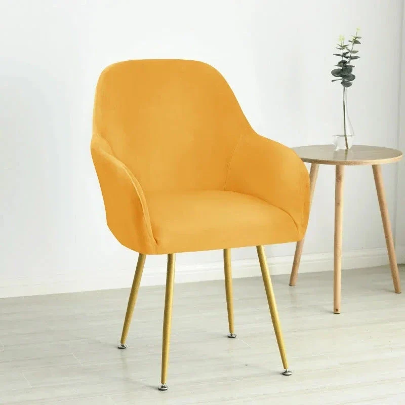 Housse pour fauteuil arnold maisons du monde grand dossier large pur velours