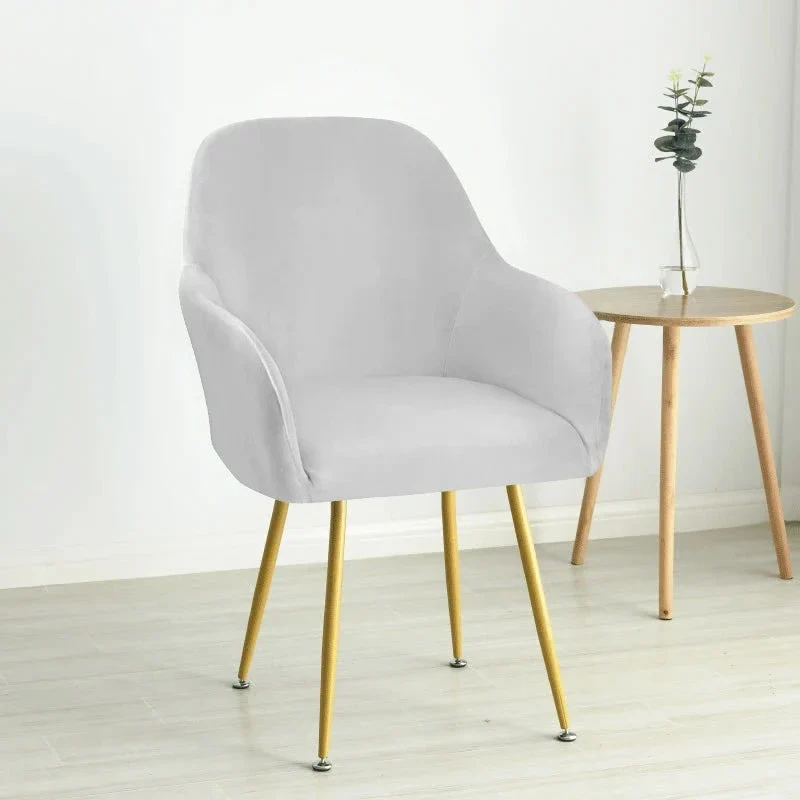 Housse pour fauteuil arnold maisons du monde grand dossier large pur velours
