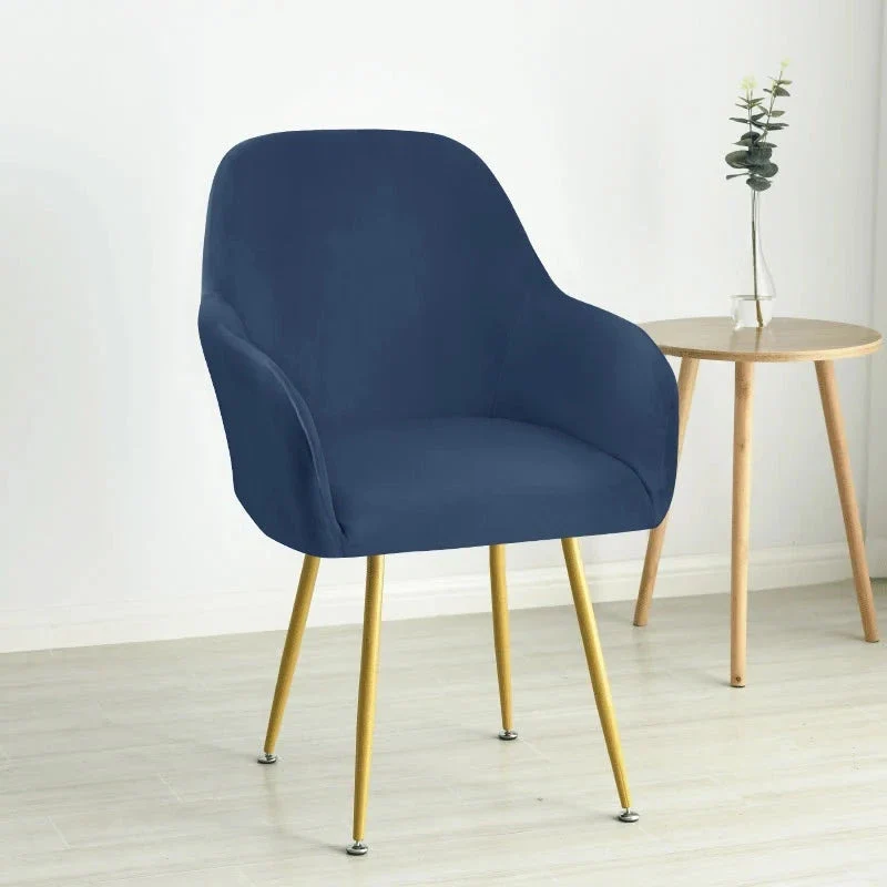 Housse pour fauteuil arnold maisons du monde grand dossier large pur velours