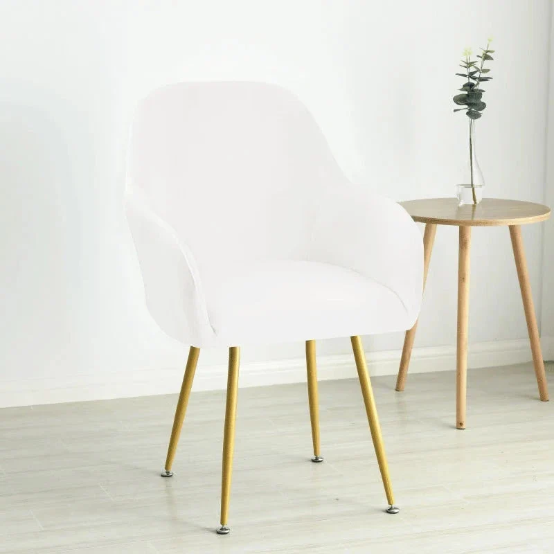 Housse pour fauteuil arnold maisons du monde grand dossier large pur velours