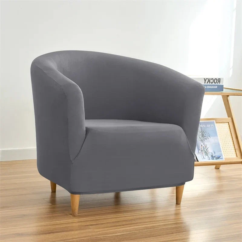 Housse pour fauteuil arrondi compatible IKEA TULLSTA extensible en lycra imperméable