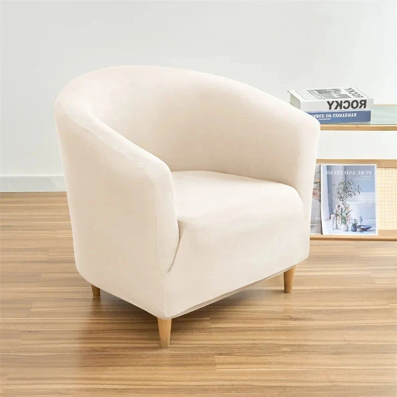Housse pour fauteuil arrondi compatible IKEA TULLSTA extensible en lycra imperméable