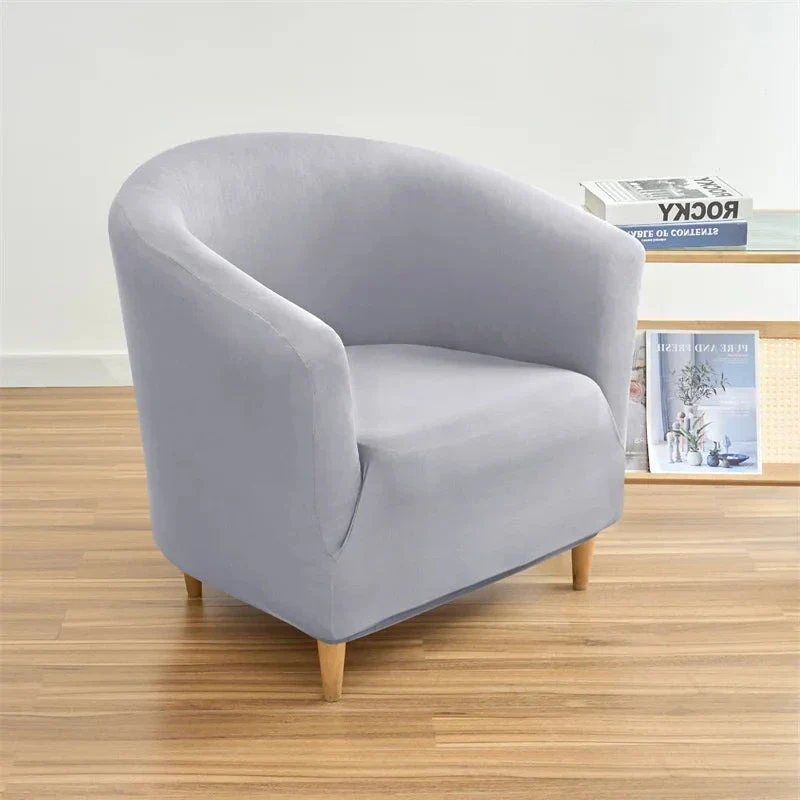 Housse pour fauteuil arrondi compatible IKEA TULLSTA extensible en lycra imperméable