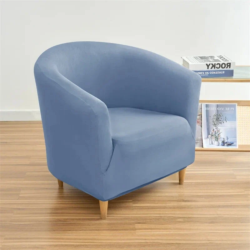 Housse pour fauteuil arrondi compatible IKEA TULLSTA extensible en lycra imperméable