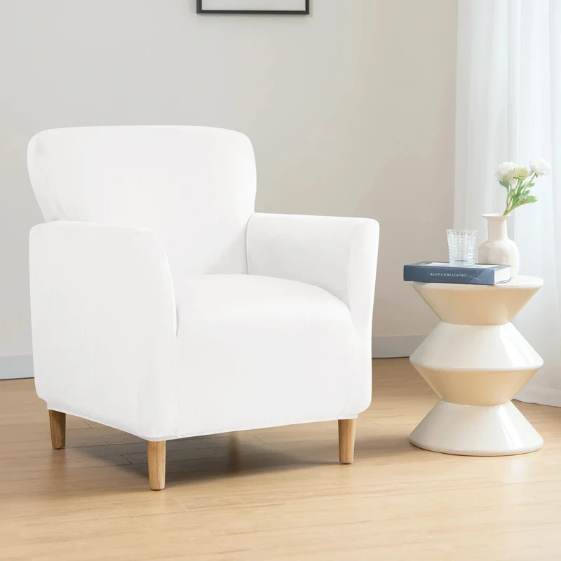 Housse pour fauteuil club extensible pur velours