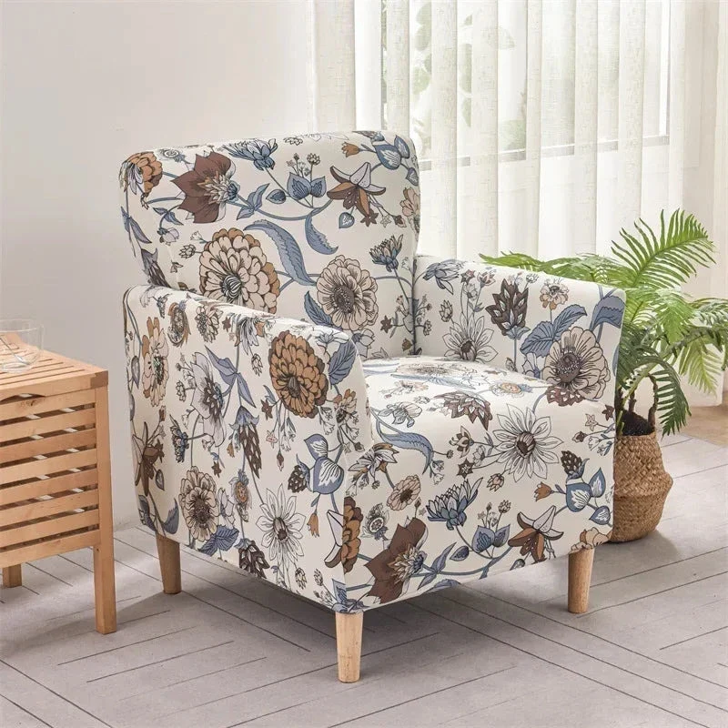 Housse pour fauteuil club extensible en lycra 11 motifs