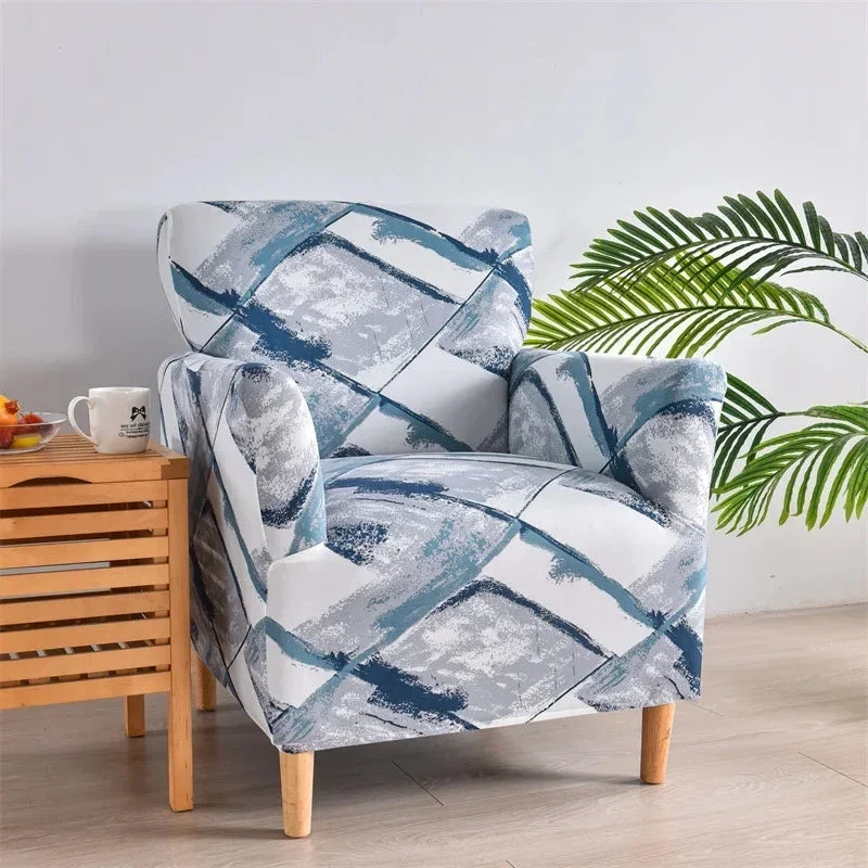Housse pour fauteuil club extensible en lycra 11 motifs
