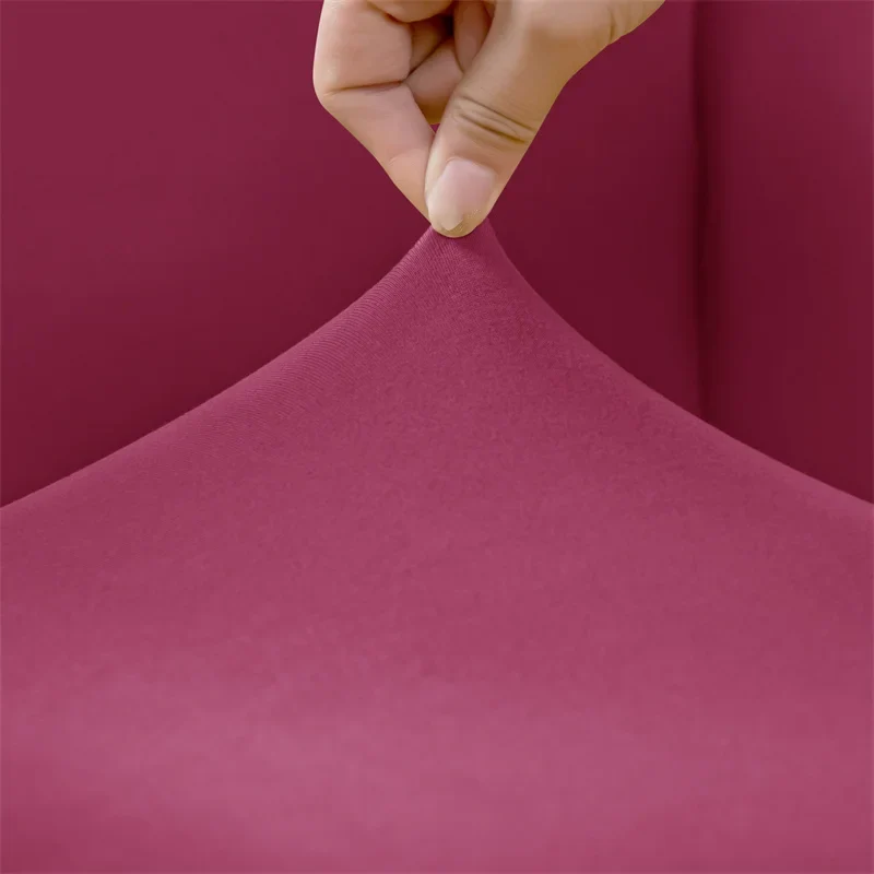 Housse pour fauteuil club extensible en lycra imperméable couleurs unies
