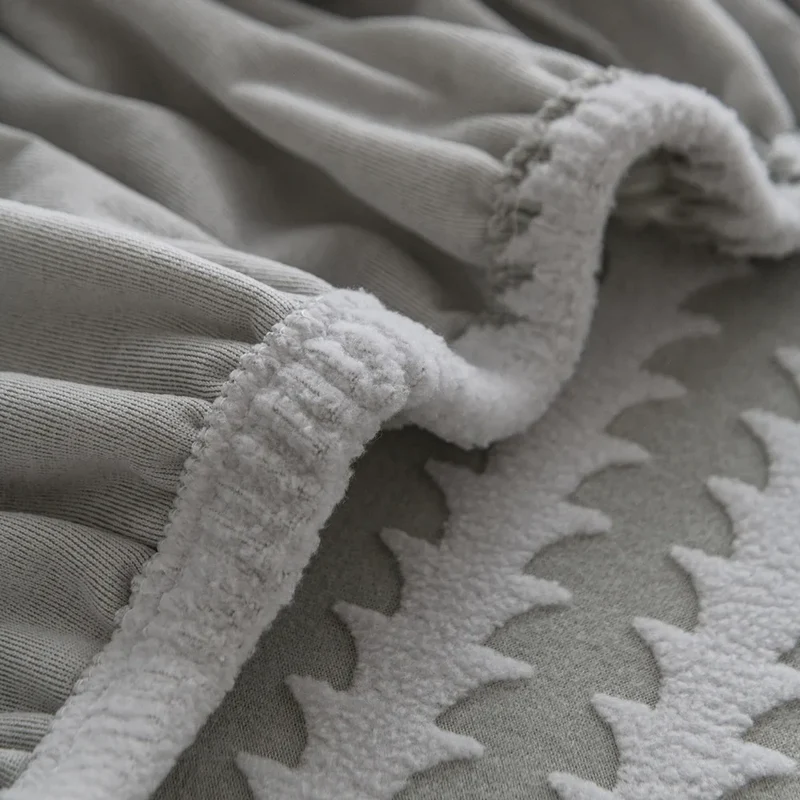 Housse de coussin de canapé renforcée texture laineuse qualité prémium
