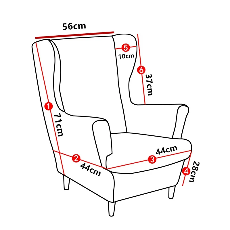 Housse pour fauteuil enfant IKEA STRANDMON pur velours