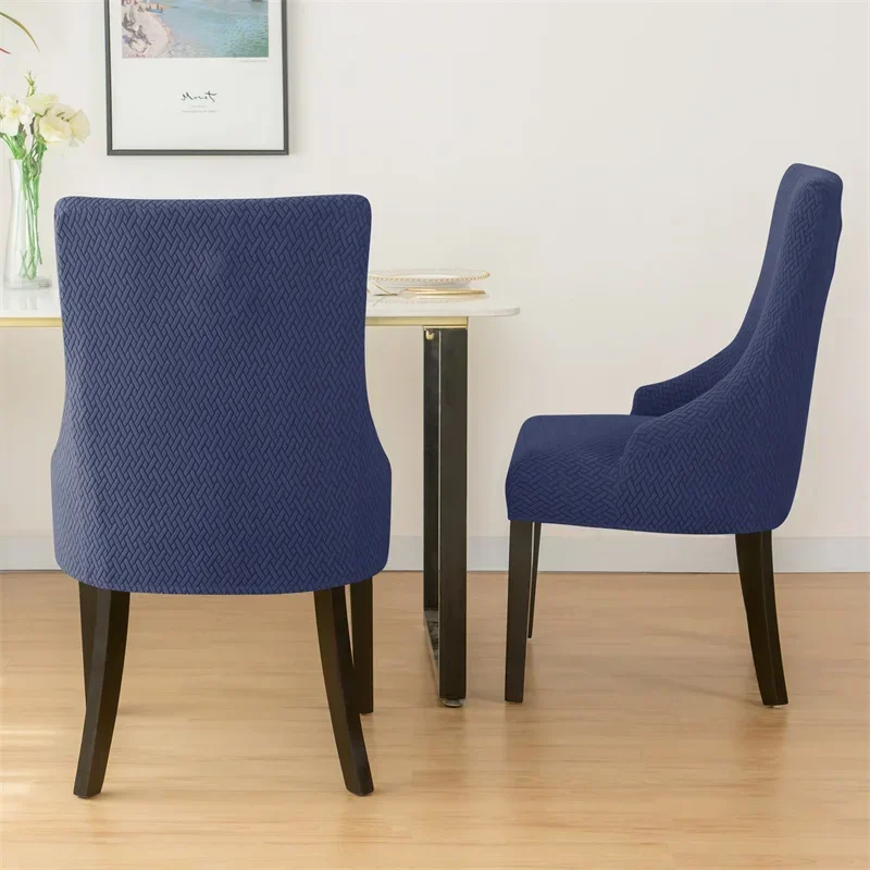 Housse pour chaise royale windsor verdi fiona capitonnée velours damassé