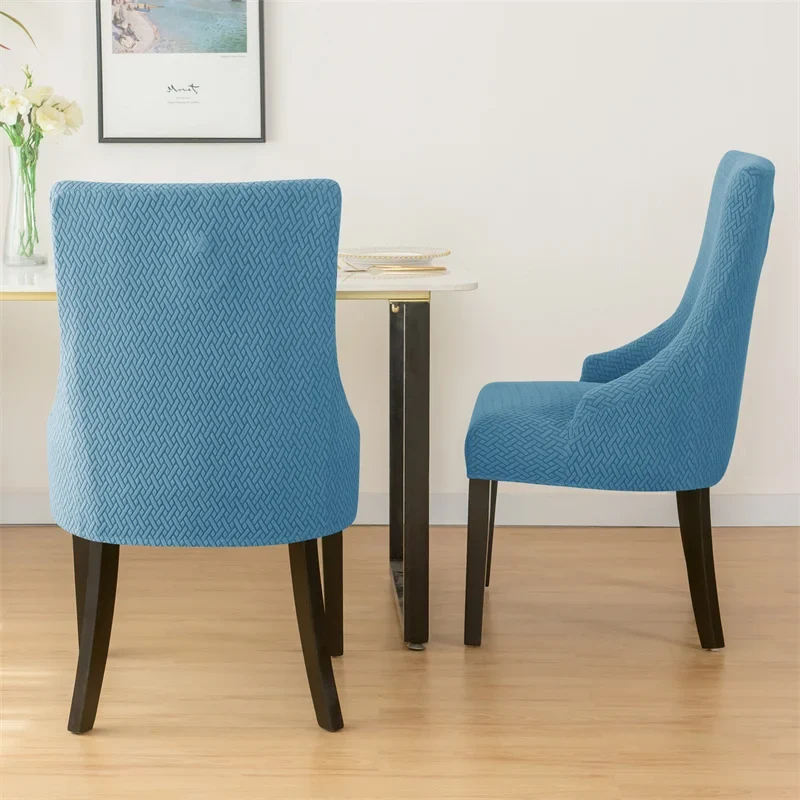 Housse pour chaise royale windsor verdi fiona capitonnée velours damassé
