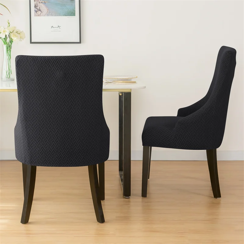 Housse pour chaise royale windsor verdi fiona capitonnée velours damassé