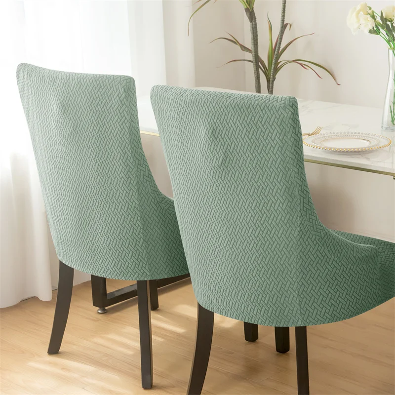 Housse pour chaise royale windsor verdi fiona capitonnée velours damassé