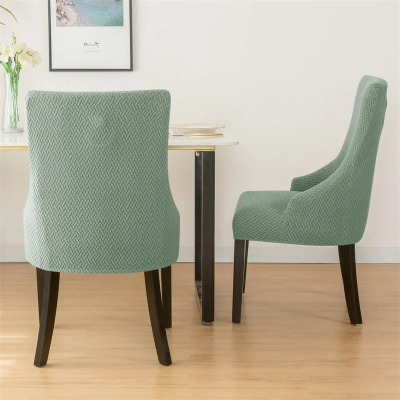 Housse pour chaise royale windsor verdi fiona capitonnée velours damassé