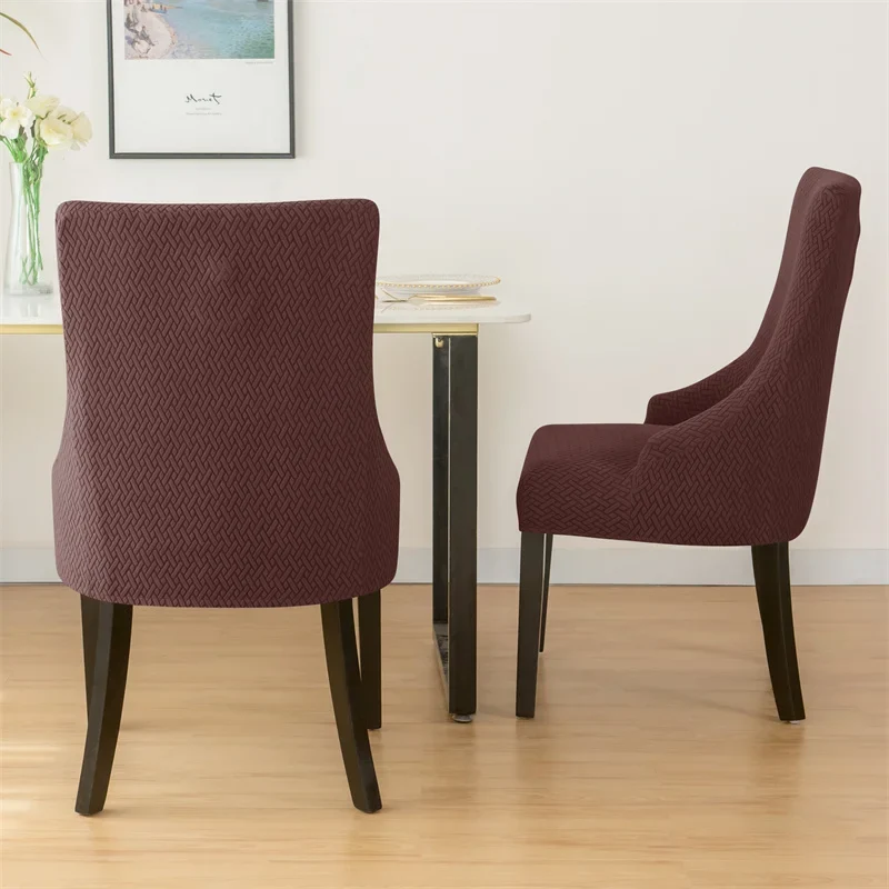 Housse pour chaise royale windsor verdi fiona capitonnée velours damassé
