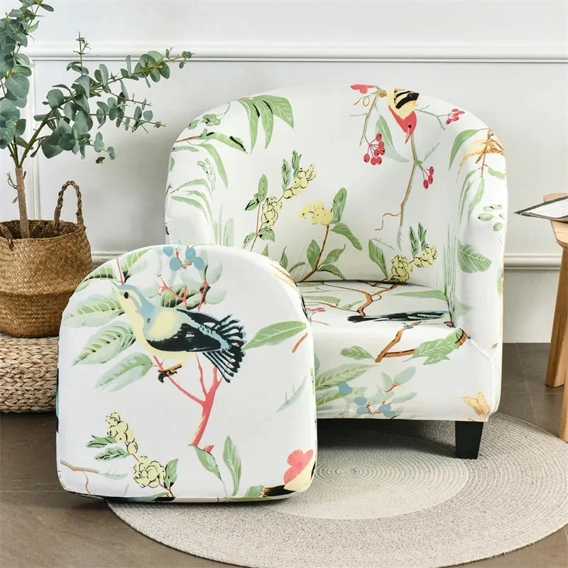 Housse de fauteuil cabriolet extensible - 17 motifs - Lot de 2 housses (Cadre et assise)