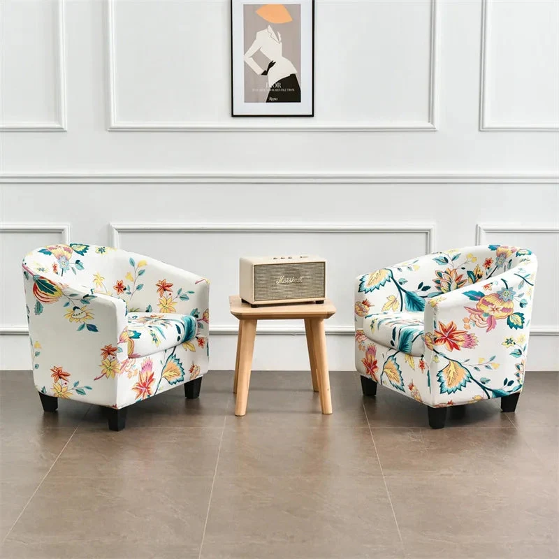 Housse de fauteuil cabriolet extensible - 17 motifs - Lot de 2 housses (Cadre et assise)