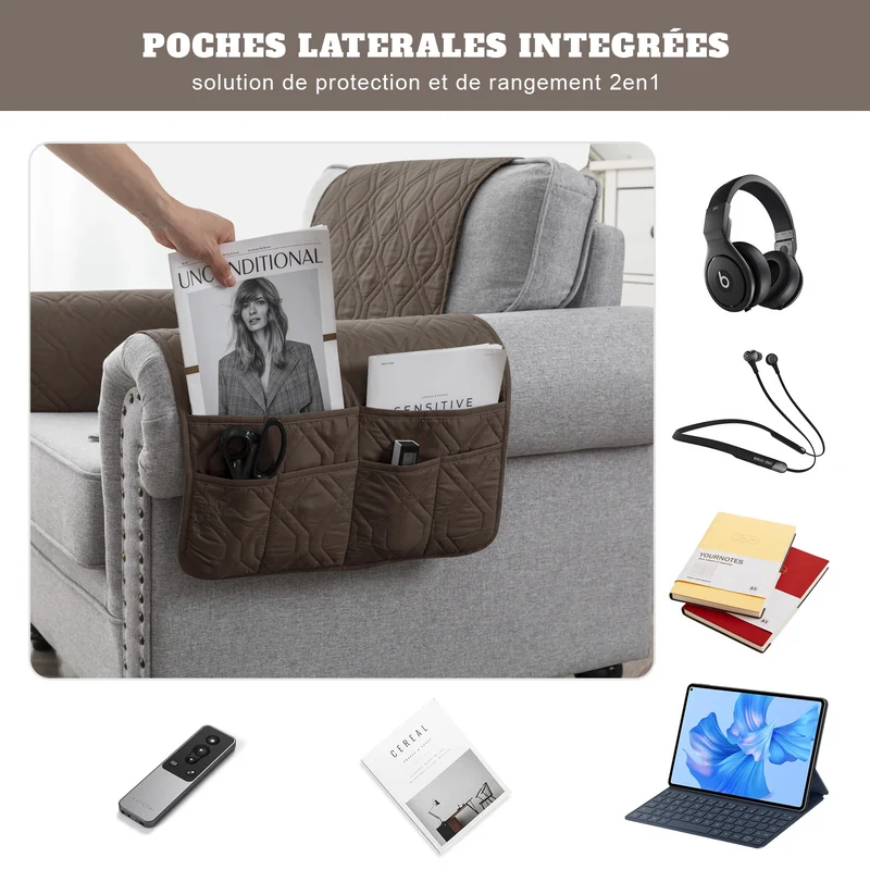 Protection pour fauteuil imperméable et anti griffe