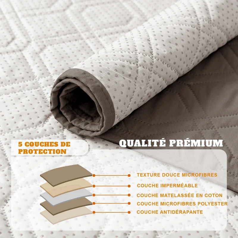 Protection pour fauteuil imperméable et anti griffe