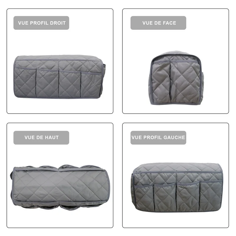 housse pour accoudoir de canapé et fauteuil imperméable 14 poches