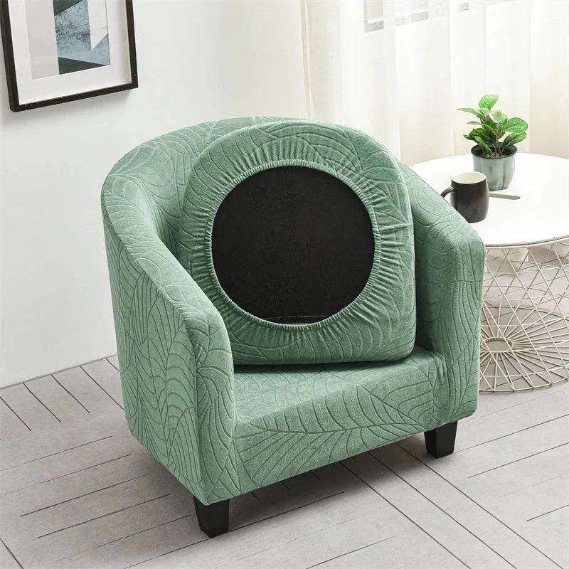Housses pour fauteuil IKEA TULLSTA texture feuille d'hibiscus