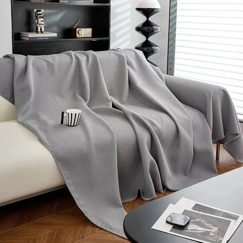 Jeté de canapé imperméable texture gaufrée