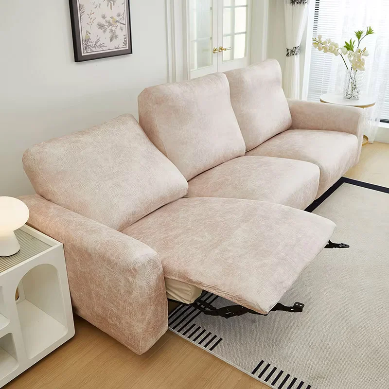 Housse de Fauteuil Relax En Similicuir Ivoire