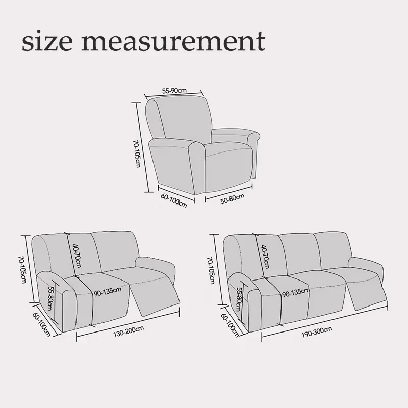 Housse de Fauteuil Relax En Similicuir Ivoire