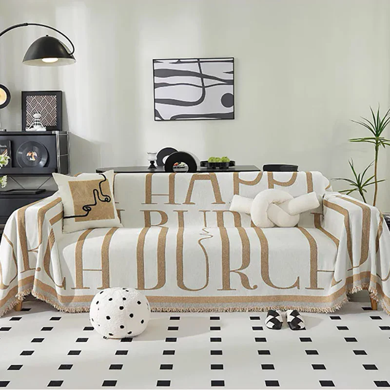 Jeté De Canapé Nubéa Beige