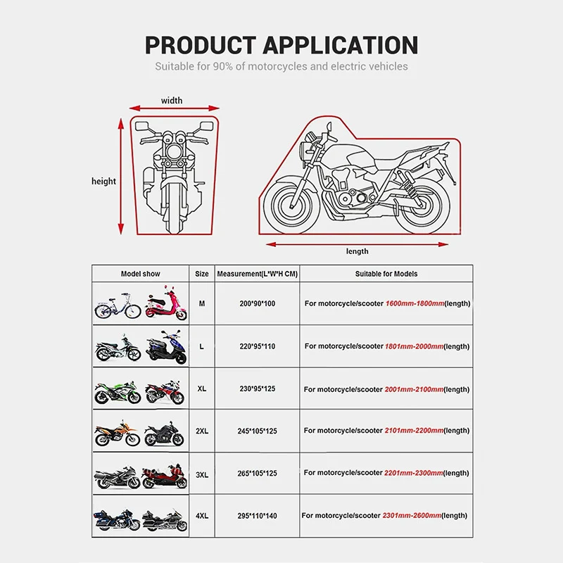 Housse Pour Moto Moktra Noir et Vert