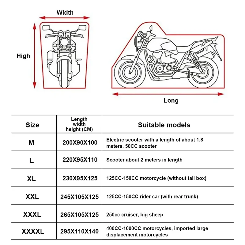 Housse Pour Moto Krylon Grise