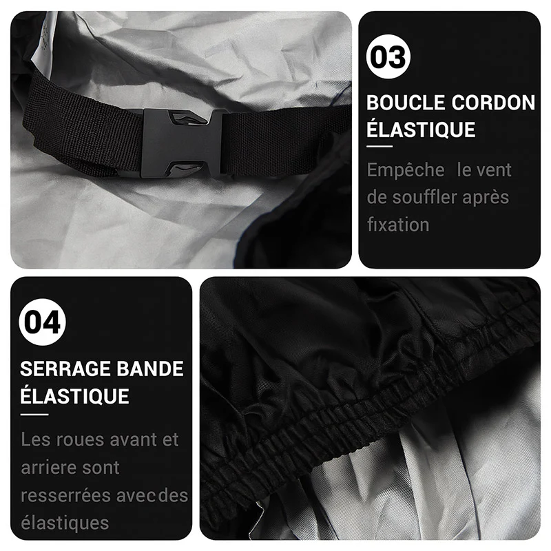 Housse Moto Extérieure Armotex Noir