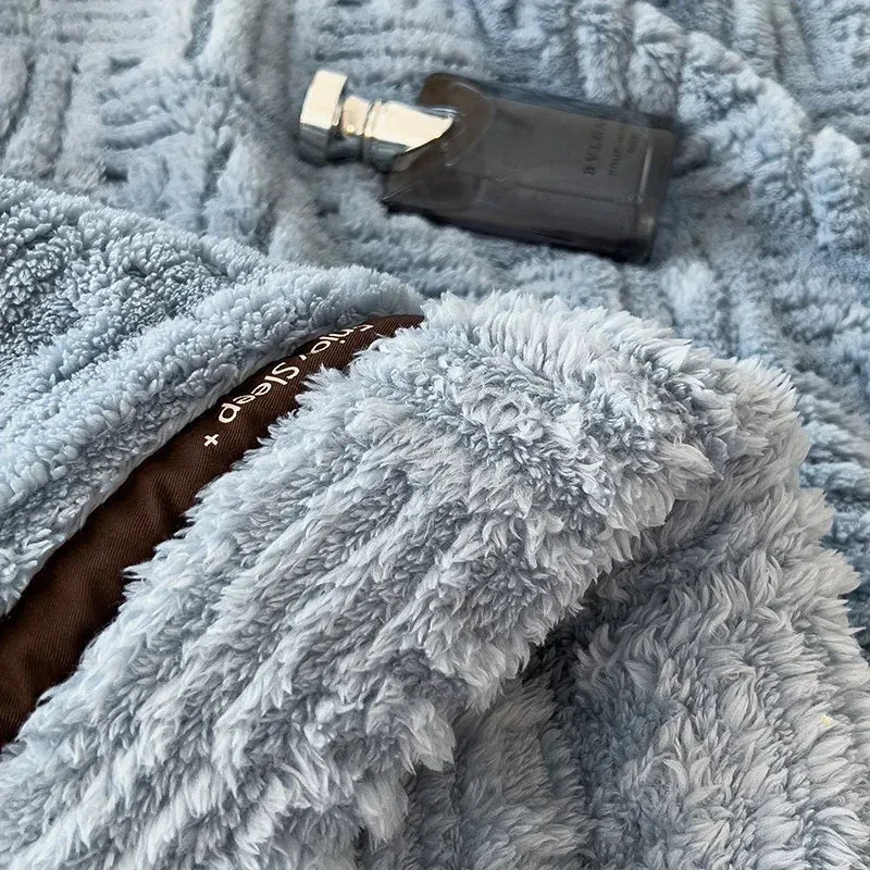Plaid Polaire Pour Canapé Gris