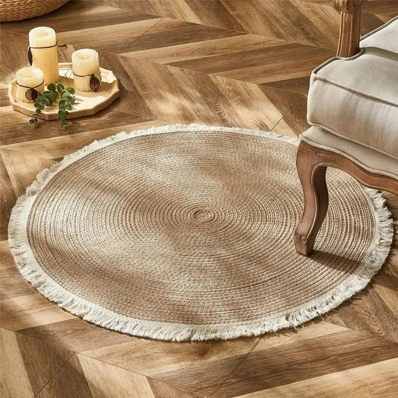 Tapis Rond Design Bohème