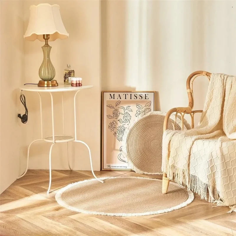 Tapis Rond Design Bohème