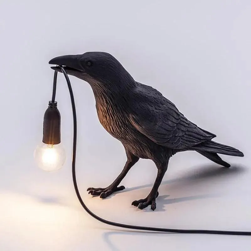 Lampe Design Corbeau