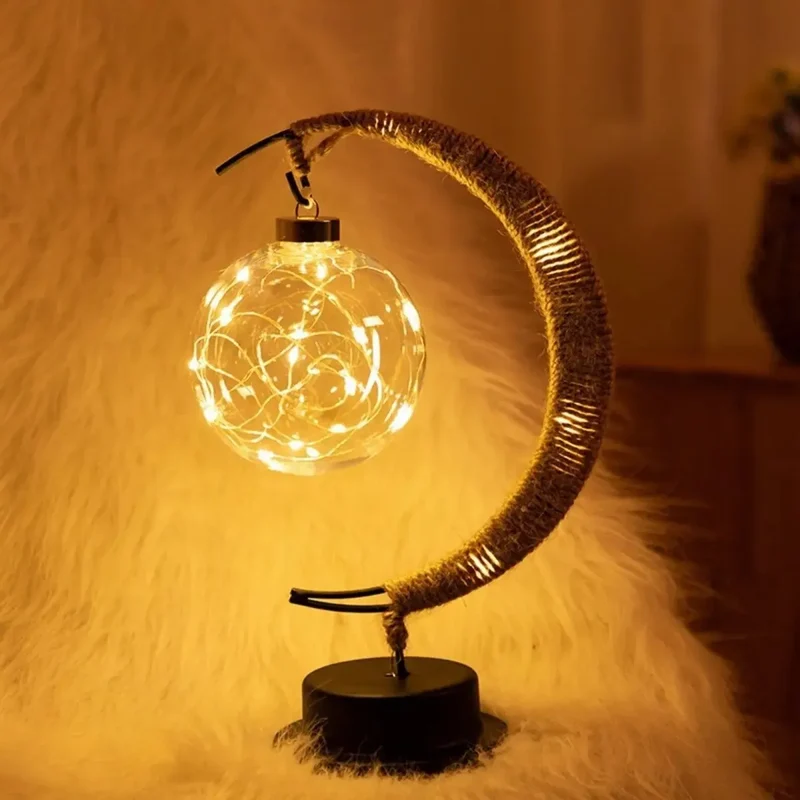 Lampe lune elfique