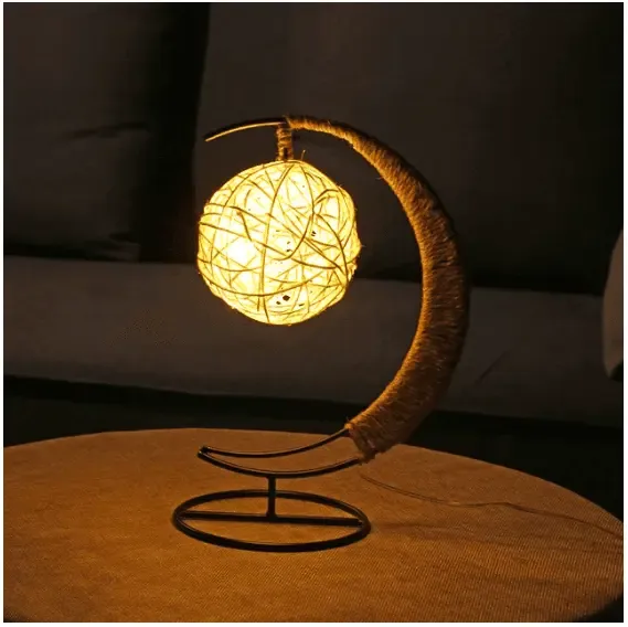 Lampe lune elfique