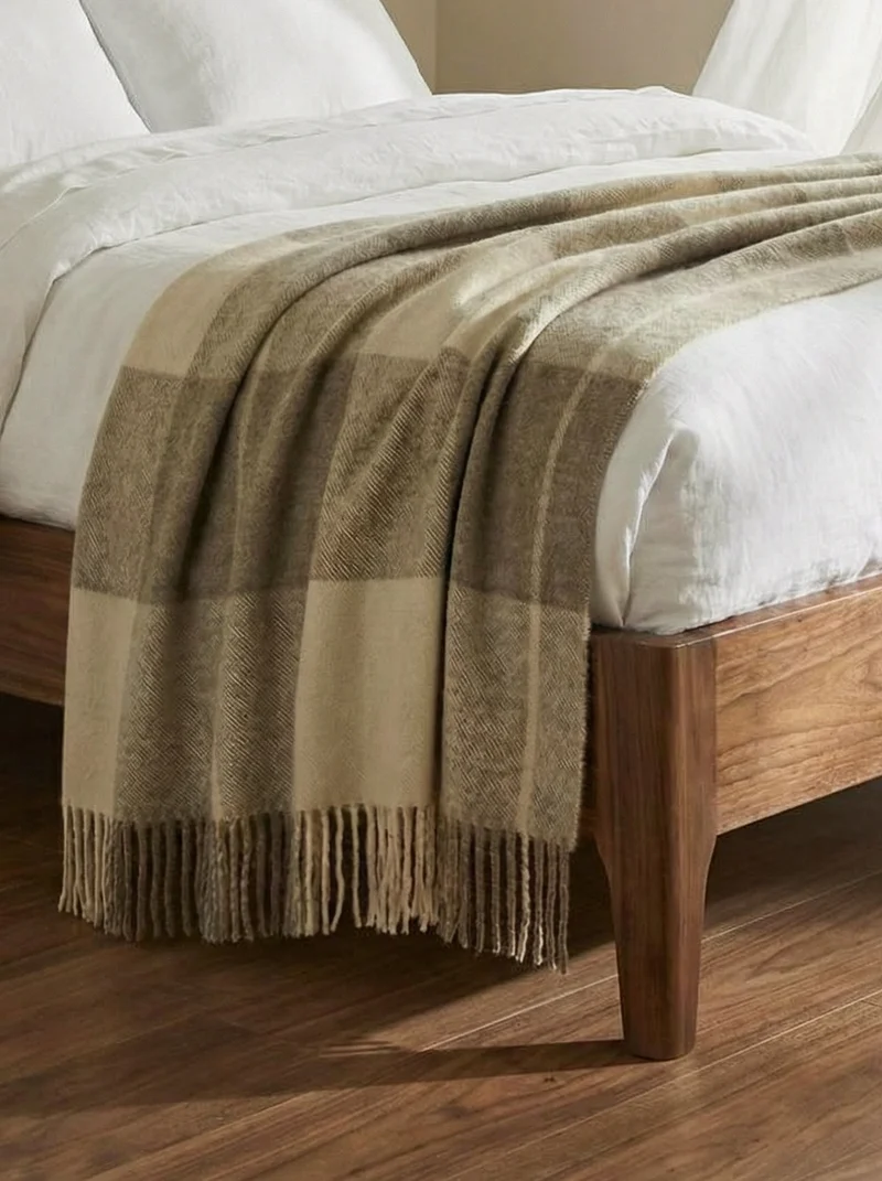 Plaid en Laine de Mérinos