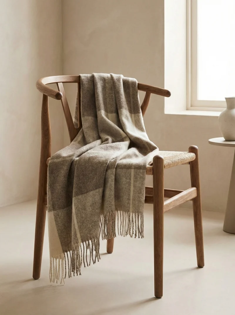 Plaid en Laine de Mérinos
