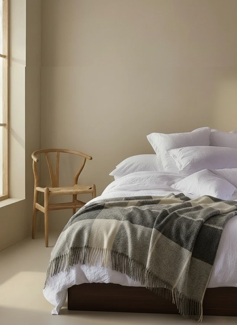 Plaid en Laine de Mérinos