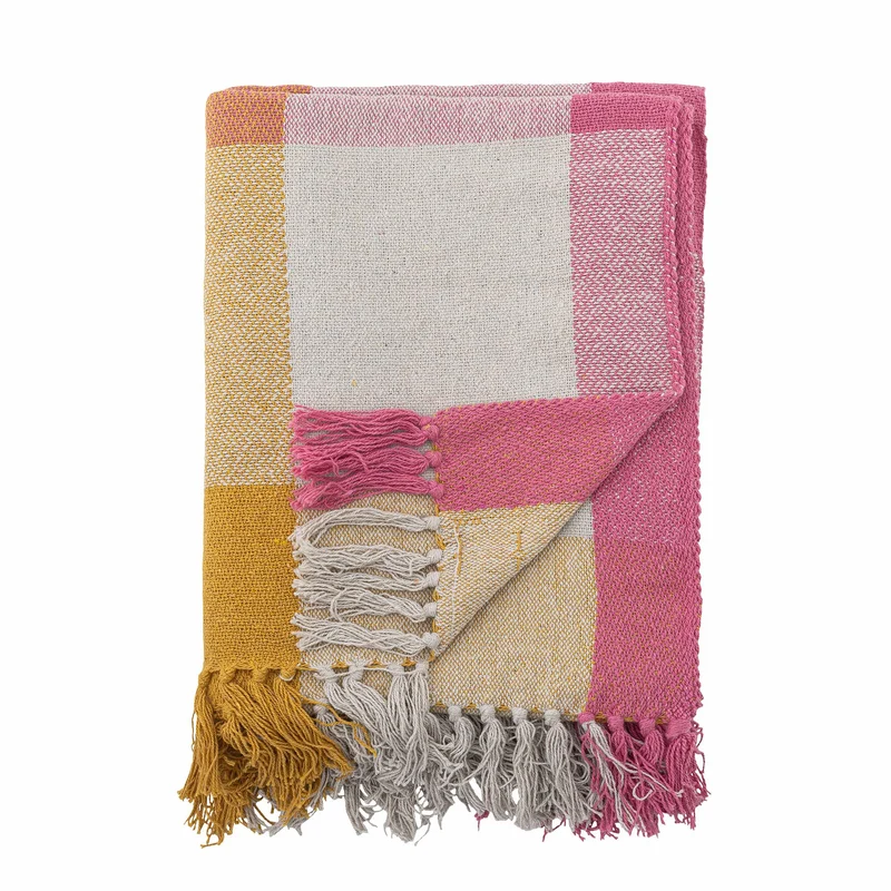 Hadley plaid i genanvendt bomuld, ternet – Creative Collection