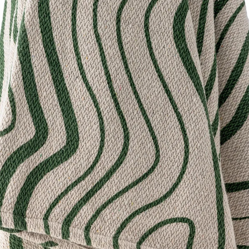 Woodsby striber plaid i genanvendt bomuld – Bloomingville