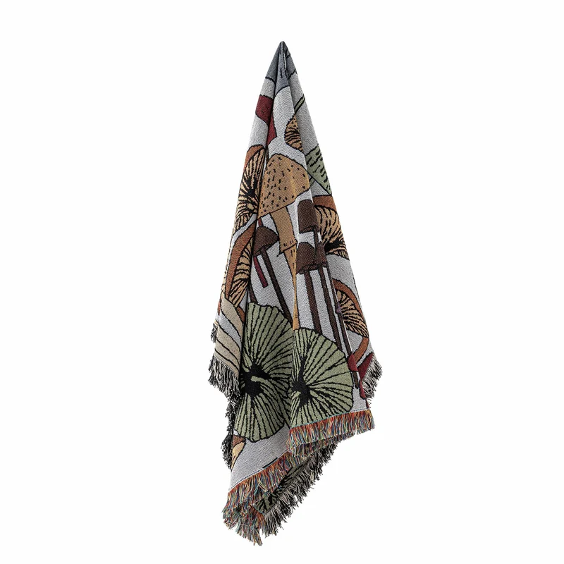 Sonam svampe plaid i genanvendt bomuld – Bloomingville MINI