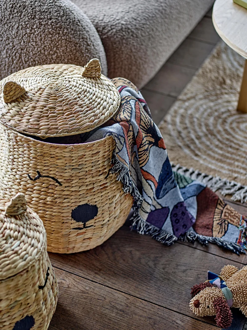 Sonam svampe plaid i genanvendt bomuld – Bloomingville MINI